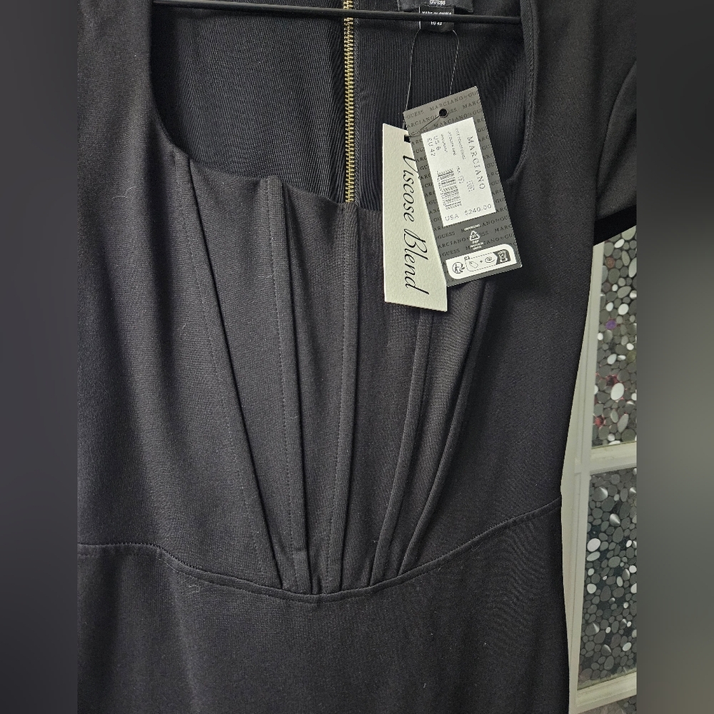 Marciano Black Mini Dress - Picture 2 of 4
